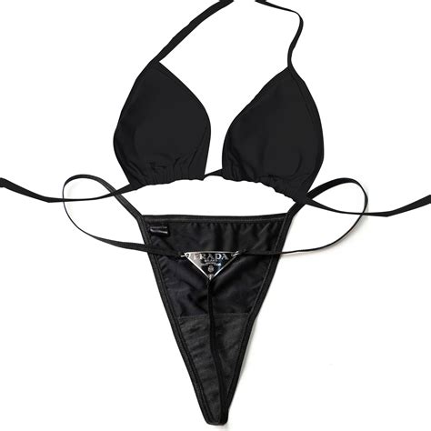 prada bikini set|prada swimsuit.